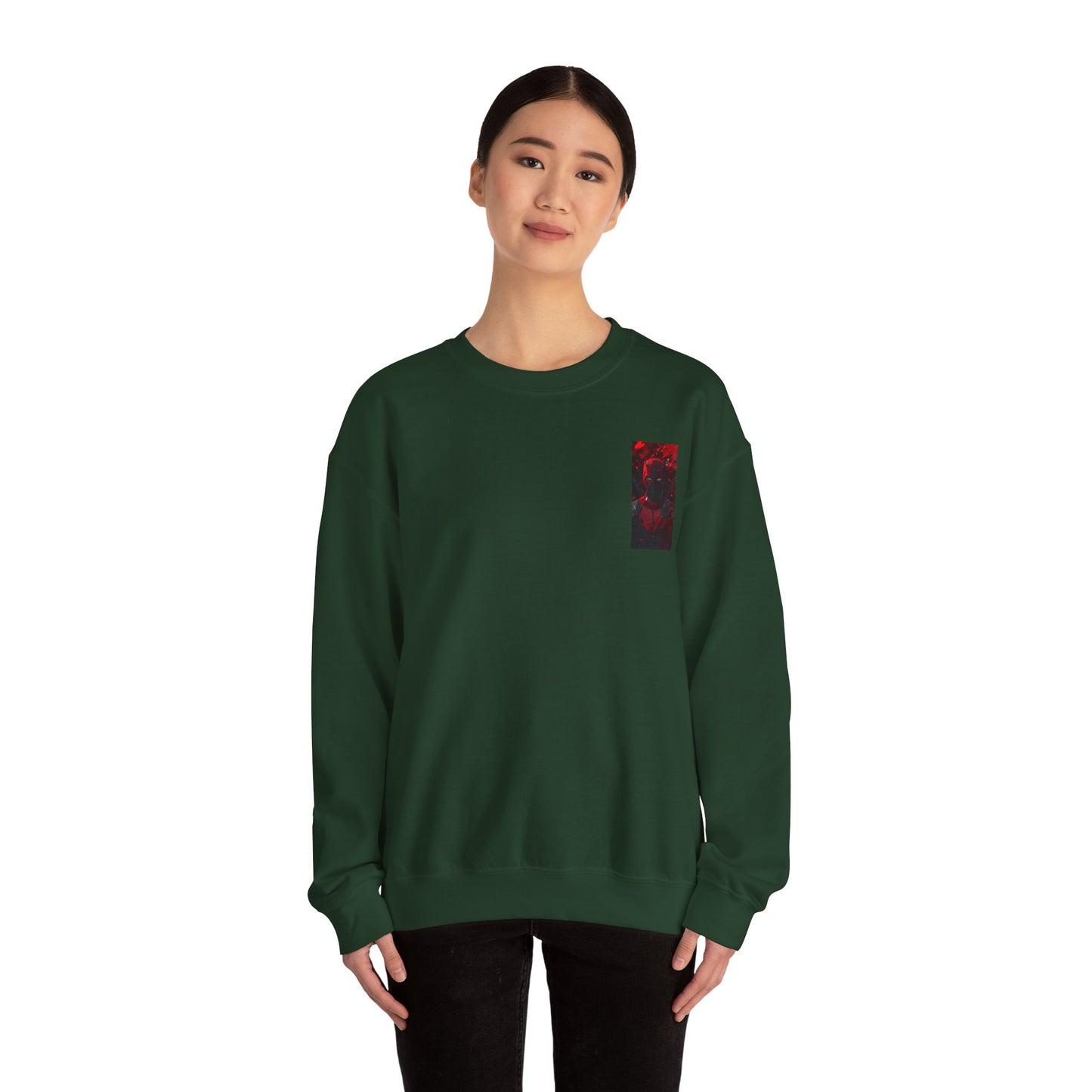 Graphic Crewneck Sweatshirt with Bold Art | Unisex Heavy Blend™